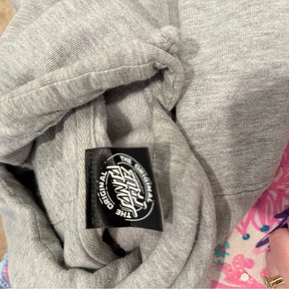 Santa Cruz Light Gray Hoodie - Picture 3 of 4
